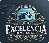 A logo of excelencia home loans